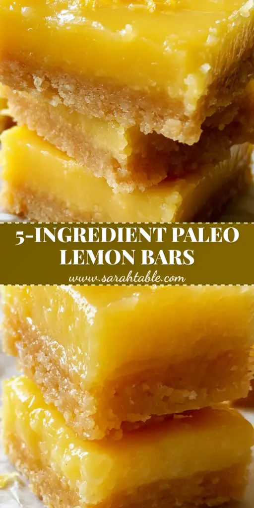 A stack of thick paleo lemon bars on crumpled white parchment paper featuring a vibrant yellow curd and golden almond flour crust.