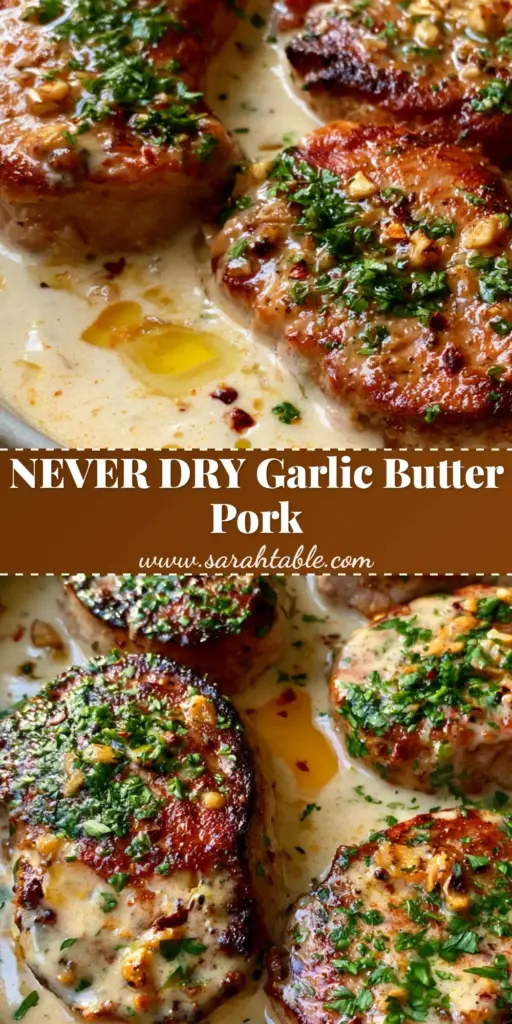 Creamy Pork Medallions with Garlic Butter Cream Sauce 4 A close-up shot of thick Creamy Pork Medallions in a matte grey bowl featuring a golden-brown crust and garlic butter sauce.