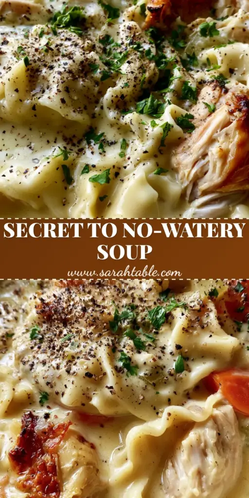 Paula Deen Chicken Noodle Soup: The Ultimate Creamy Southern Comfort 3 A rustic bowl of Paula Deen Chicken Noodle Soup with thick golden cream broth, wavy noodles, and roasted chicken. (Paula Deen Chicken Noodle Soup)