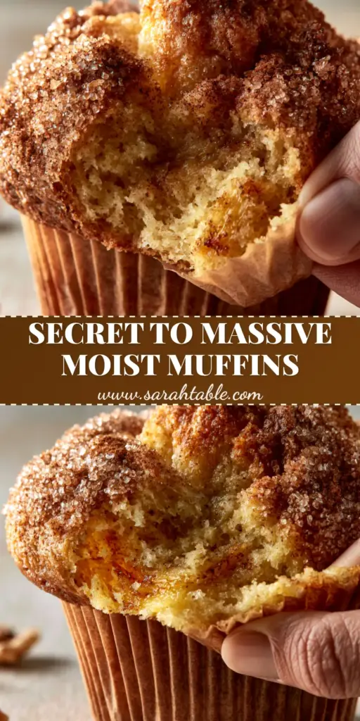 Banana Muffins: The Secret to High-Domed Bakery-Style Perfection 4 A high-domed jumbo banana muffin in a brown pleated liner with walnut halves and glistening sugar crystals. (banana muffins)