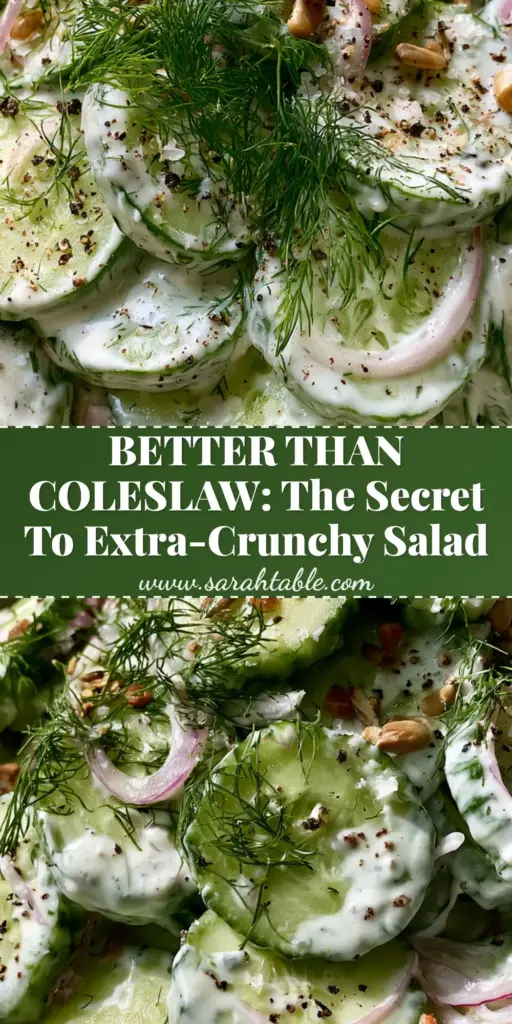 A close-up of a cucumber ranch salad featuring extra-thick cucumber slices, heavy buttermilk dressing, and toasted sunflower seeds in a rustic bowl.